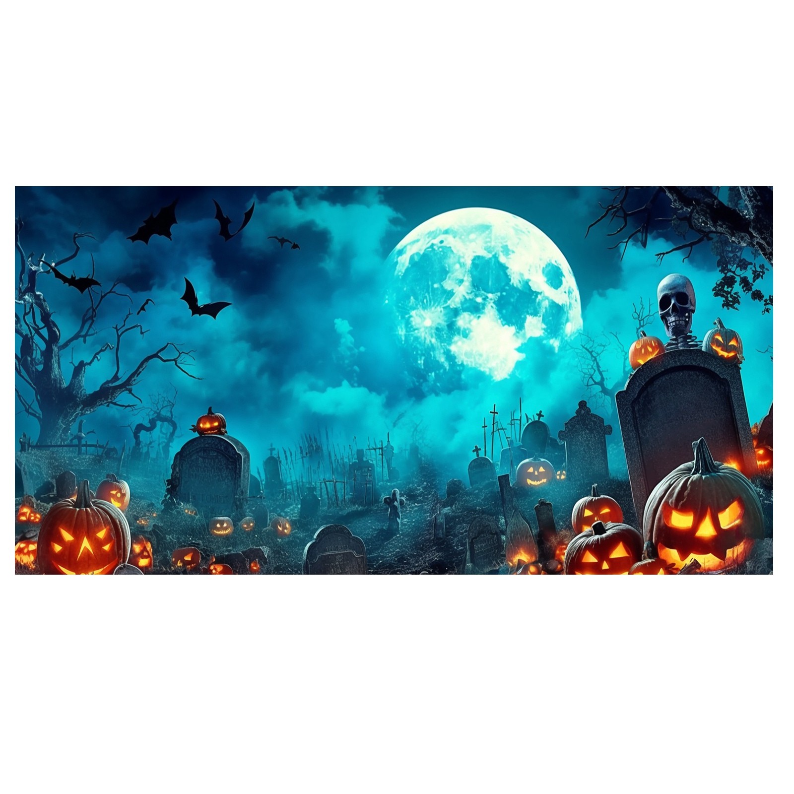 thumbnail image 2 of Horribles Pancartas De Halloween Para El Garaje. Crean Un Ambiente De Halloween Y Atraen Fácilmente A Los Niños Y Vecinos. Ambiente Festivo Para Tu Garaje.11, 2 of 2